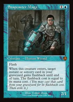 1 x Snapcaster Mage - Retro Frame - Innistrad Remastered - NM-Mint - MTG - Image 1