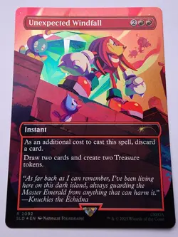 Unexpected Windfall (2092) (Rainbow Foil) Secret Lair Drop Foil - Image 1