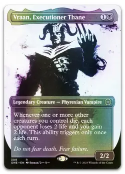 Vraan, Executioner Thane (Showcase) #309 (Foil) NM Phyrexia All Will Be One - Image 1