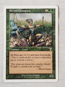 NM Elvish Champion 7th Edition Mtg Magic the Gathering - Image 1