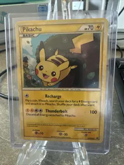 Pokemon Pikachu HGSS Black Star Promo Holo Rare #HGSS03 - Image 1