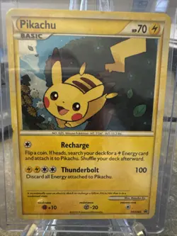 Pokemon Pikachu HGSS Black Star Promo Holo Rare #HGSS03 - Image 1