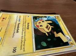 Pokemon Pikachu HGSS Black Star Promo Holo Rare #HGSS03 - Image 2