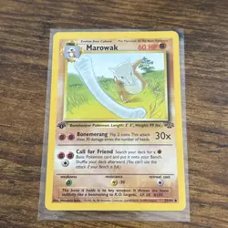 Pokemon Marowak TCG Jungle Card 39/64 Regular Uncommon 1st Edition LP - Image 1