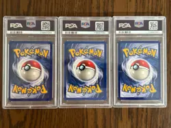 Pokemon TCG Base Set psa graded Venusaur 7 Charizard 3 And Blastoise 6 Big 3 - Image 2