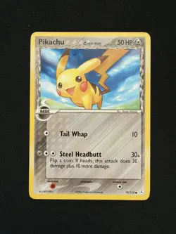 Pokemon Pikachu 79/110 ex Holon Phantoms LP - Image 1