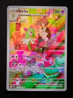 Pokemon Scarlet & Violet Base Set Kirlia Illustration Rare SV1 212/198 NM/M Holo - Image 1
