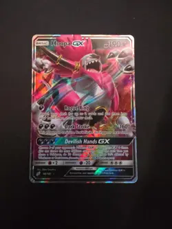 Hoopa GX 96/181 Holo Pokemon 2019 Sun & Moon Team Up Ultra Rare - Image 1