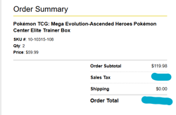 Pokemon Center (exclusive) Mega Evolution: Ascended Heroes ETB 2/20 (pre-order) - Image 2