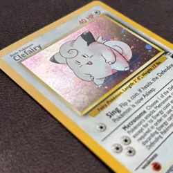 Clefairy 6/130 Pokemon TCG Base Set 2 Holo Rare WOTC Vintage - Image 3