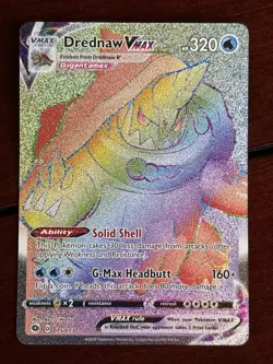 Pokemon Champions Path Drednaw Vmax 075/073 Rainbow Secret Rare - Image 1