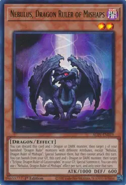Nebulus, Dragon Ruler of Mishaps-Ultra Rare - 1st Edition - ALIN-EN019 - Alli... - Image 1