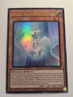 Spectral, Dragon Ruler of Flickers ALIN-EN018 Ultra Rare Yugioh Alliance Insight - Image 1