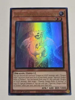 Spectral, Dragon Ruler of Flickers ALIN-EN018 Ultra Rare Yugioh Alliance Insight - Image 2