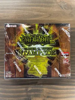 Yugioh Quarter Century STAMPEDE Booster Box 1st Edition Brand New 24 Packs - Image 1