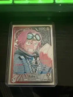 Koby (001) (Alt Art Leader) OP11-001 A Fist of Divine Speed Foil [English] - Image 1