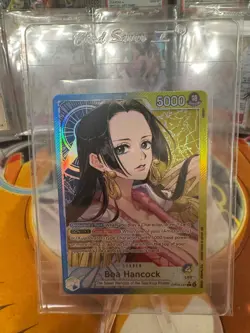 One Piece - Boa Hancock OP14-041 (Alt Art Leader ) The Azure Sea's Seven - ENG - Image 1