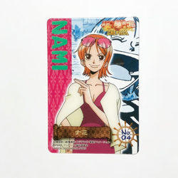 S0664 Nami No.04 Japanese One piece Movie Promo Clear Card Bandai - Image 1