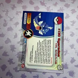 Gyarados 2000 Topps Pokemon TV Animation Edition Series 3 Non Holo #130 LP - Image 3