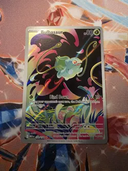 Pokemon TCG Bulbasaur 133/132 Me01: Mega Evolution Illustration Rare *Near Mint* - Image 1