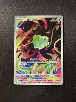 Bulbasaur - 133/132 Pokemon TCG Mega Evolution Illustration Rare NM/MINT - Image 1