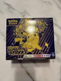Pokemon TCG Surging Sparks Elite Trainer Box ETB New, Factory Sealed, Quantity 1 - Image 1
