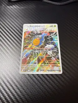 Pokemon TCG Karrablast 094/086 Holo IR Black Bolt Illustration Rare Card - Image 1
