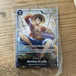 Monkey.D.Luffy | P-075 | Promo Card | TS-02 Tin Set 02 | ENGLISH | SEALED - Image 1