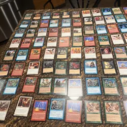 104 Lot of Bulk Magic the Gathering Cards Mixed Sets 1990’s Unplayed Cards - Image 2