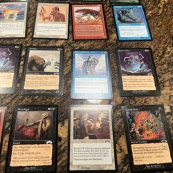 104 Lot of Bulk Magic the Gathering Cards Mixed Sets 1990’s Unplayed Cards - Image 4