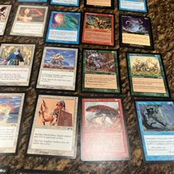 104 Lot of Bulk Magic the Gathering Cards Mixed Sets 1990’s Unplayed Cards - Image 5