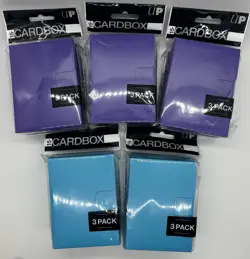 35 Ultra Pro 15+ Card Deck Box PURPLE And TEAL 15 New 20 Used 🔥🔥🔥 - Image 2