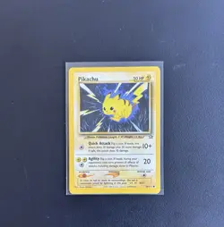 Pokemon TCG Neo Genesis Pikachu Card 70/111 Regular Rare, Lightly Played - Image 1