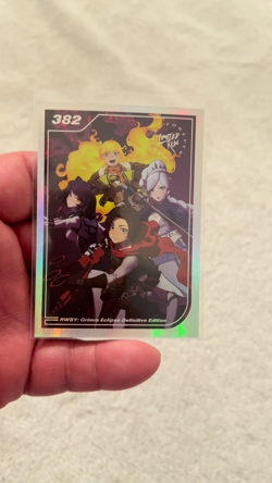 RWBY Grimm Eclipse Limited Run Games Silver Trading Card #382 New Mint - Image 2