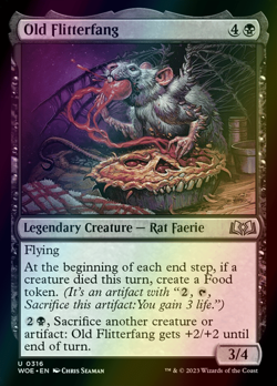 MTG Old Flitterfang Foil ** Wilds of Eldraine ** English - Image 1
