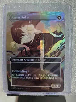 PRINT ERROR The Legend of Roku (Borderless) Avatar: The Last Airbender Foil 0357 - Image 1