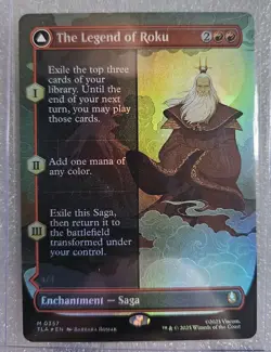 PRINT ERROR The Legend of Roku (Borderless) Avatar: The Last Airbender Foil 0357 - Image 2