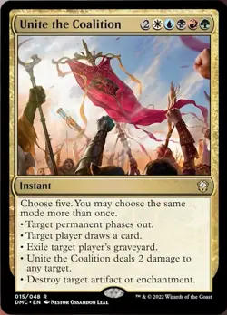 MTG Unite the Coalition [Dominaria United Commander] Near Mint Magic - Image 1