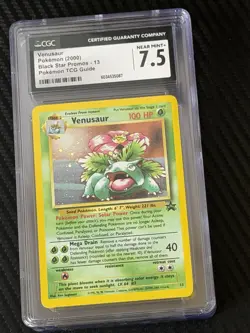 CGC 7.5 Venusaur 2000 Black Star Promo 13 Holo Pokemon Card Near Mint - Image 1