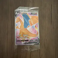 Pokemon Charizard V Glurak SWSH 050 Near Mint Black Star Promo Englisch - sealed - Image 1