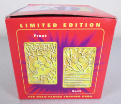 1999 Burger King Pokemon 23K Gold-Plated JIGGLYPUFF Trading Card - Image 4