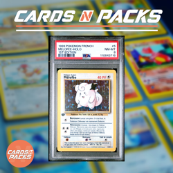 Carte Pokemon Melofee 5/102 HOLO Set de Base Edition 1 PSA 8 NM-MINT 🇫🇷🔥 - Image 1
