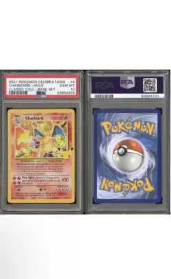 2021 Pokemon Celebrations Charizard Holo Gem Mint PSA 10 - Image 3