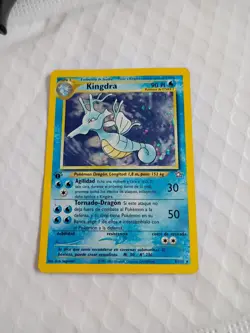 Kingdra Holo 8/111 Card 1ST EDITION Pokemon TCG Neo Genesis Spanish Version LP - Image 3