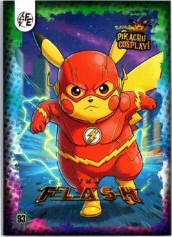 Flash (Pikachu) #93 - Galaxy Holo - Electric Pikachu Cosplay - Pokemon - Image 1