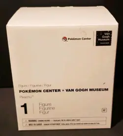 POKEMON CENTER PIKACHU VAN GOGH WITH GREY FELT HAT SELF PORTRAIT FACTORY SEALED - Image 2