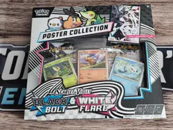 Pokemon TCG Scarlet & Violet - Black Bolt & White Flare Unova Poster Collection - Image 1