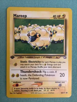 POKEMON NEO GENESIS 1ST EDITION MAREEP 65/111. New - Image 1