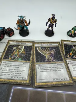Yugioh DDM Figure & Card Custom Lot ! Dungeon dice monsters yugioh Board Cards - Image 2