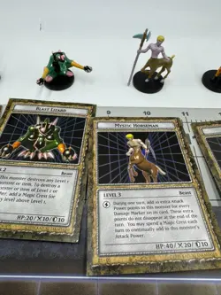 Yugioh DDM Figure & Card Custom Lot ! Dungeon dice monsters yugioh Board Cards - Image 3